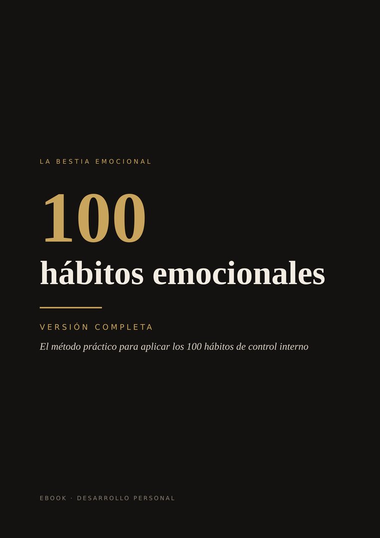 Portada de Hábitos emocionales, versión completa